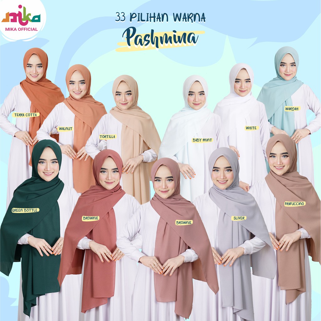 PASHMINA DIAMOND ||  PASHMIN NON TALI/TANPA TALI  POLOS DIAMOND PREMIUM QUALITY-2
