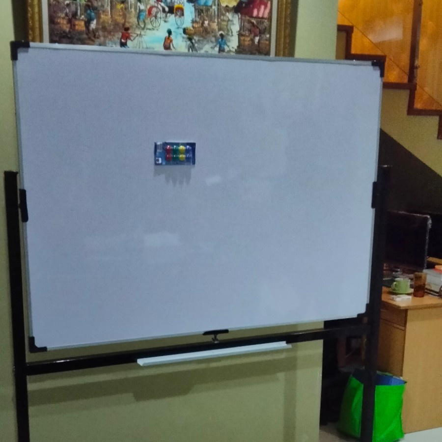 

White Board Standing 90 × 120 Cm Double Face Magnetik