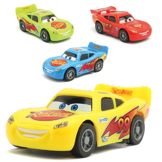 Mainan Anak Mobil Cars Lightning Mcqueen Pullback MD 3675