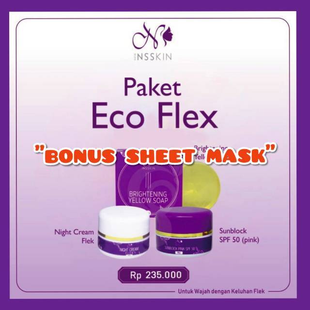 [BISA COD] PAKET ECO FLEK - NS SKINCARE