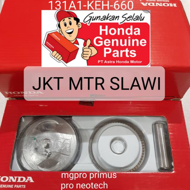 131A3-KEH-600 piston kit ring seher assy satu set  megapro primus pro neotech asli honda ahm ori honda ahm