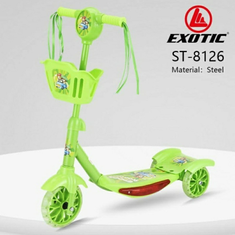 Scooter Skuter Anak Otoped Exotic ST8126 Roda 3 Bisa di Lipat By Pacific-1