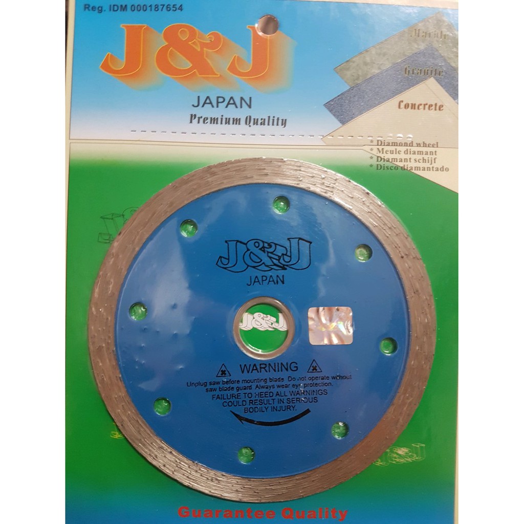 diamond wheel 4 inch j & j  wet-basah Limited