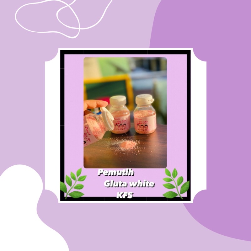 Susu pemutih Gluta white KFS