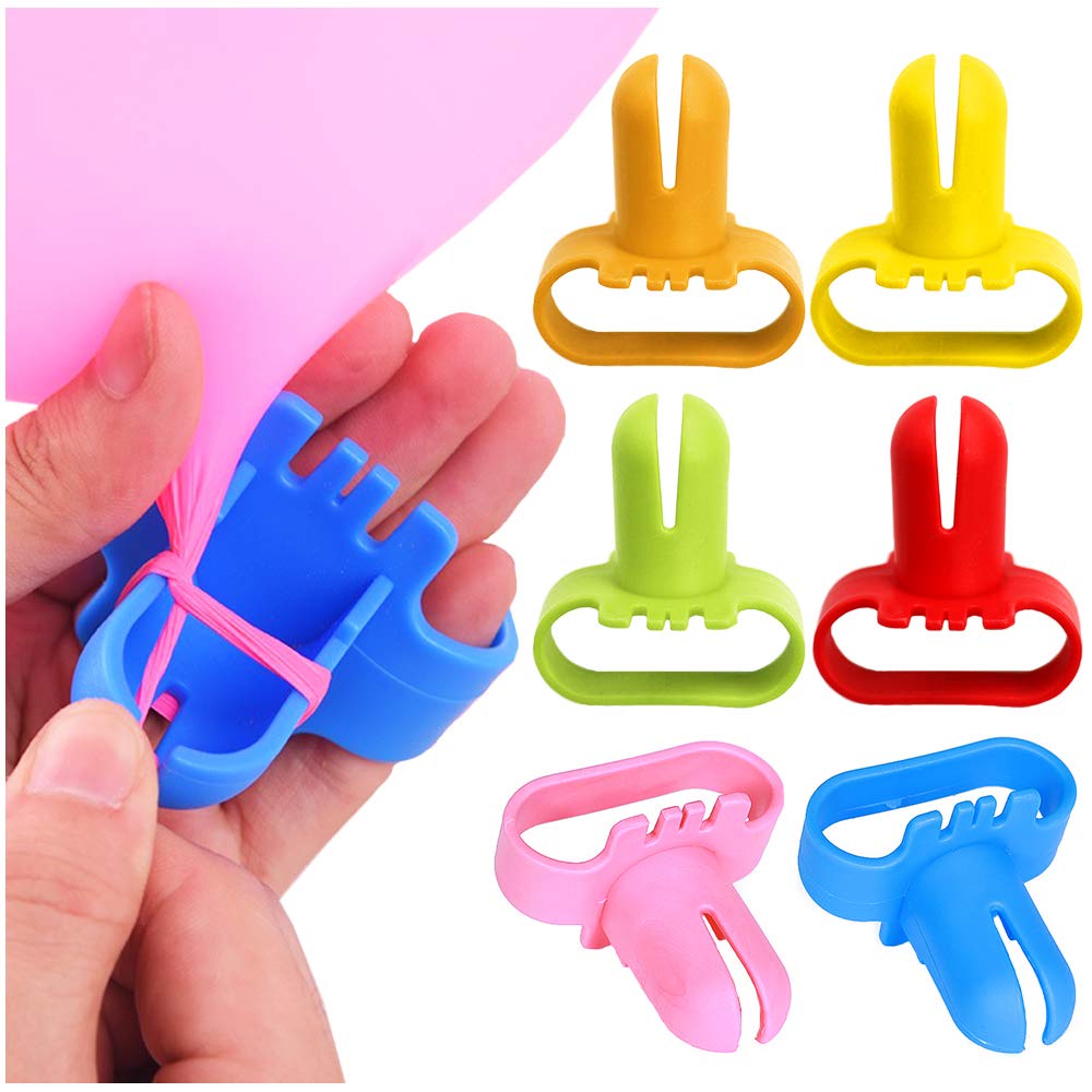 1Pc Plastic Balloon Knotter / Latex Balloon Fastener Easily Knot Tool