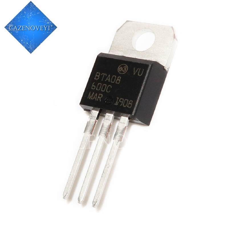 10pcs Ic Bta08-600C Bta08-600 Bta08-600C To-220