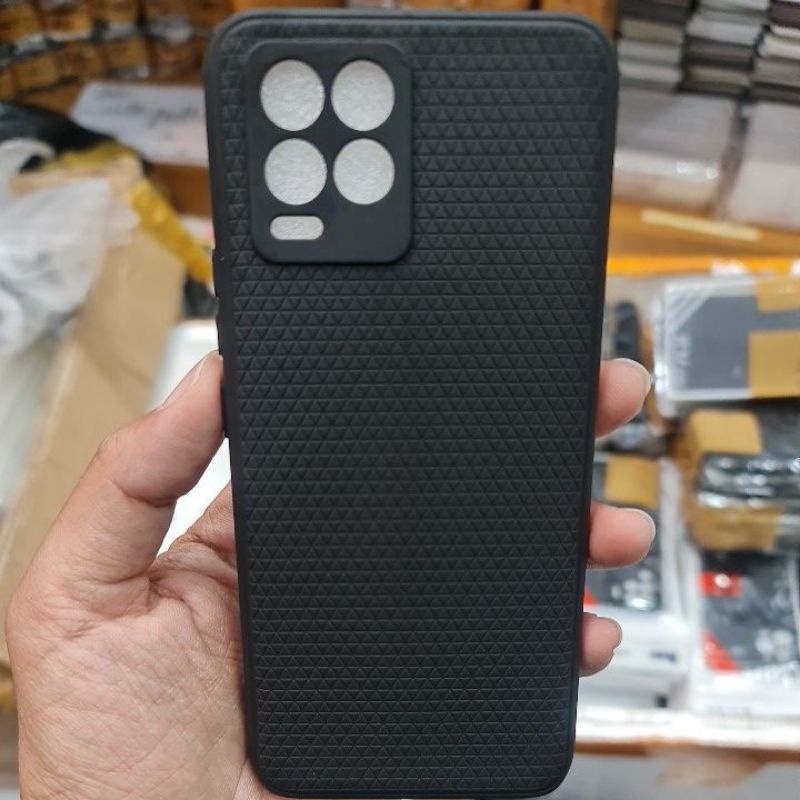 REALME C35 NARZO 50A PRIME  8 REALME 8 PRO CASE LUXURY REAL FIBER SOFTCASE SILIKON HITAM CASING BLACK FIBER COVER PROTECT KAMERA CASE PELINDUNG KAMERA