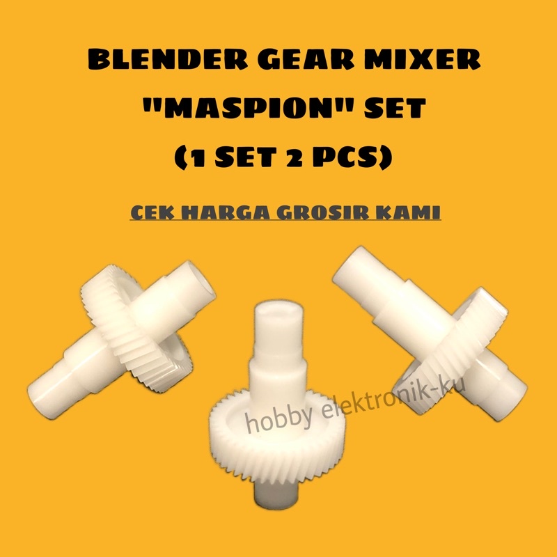 BLENDER GEAR MIXER MASPION SET (1 SET 2 PCS)