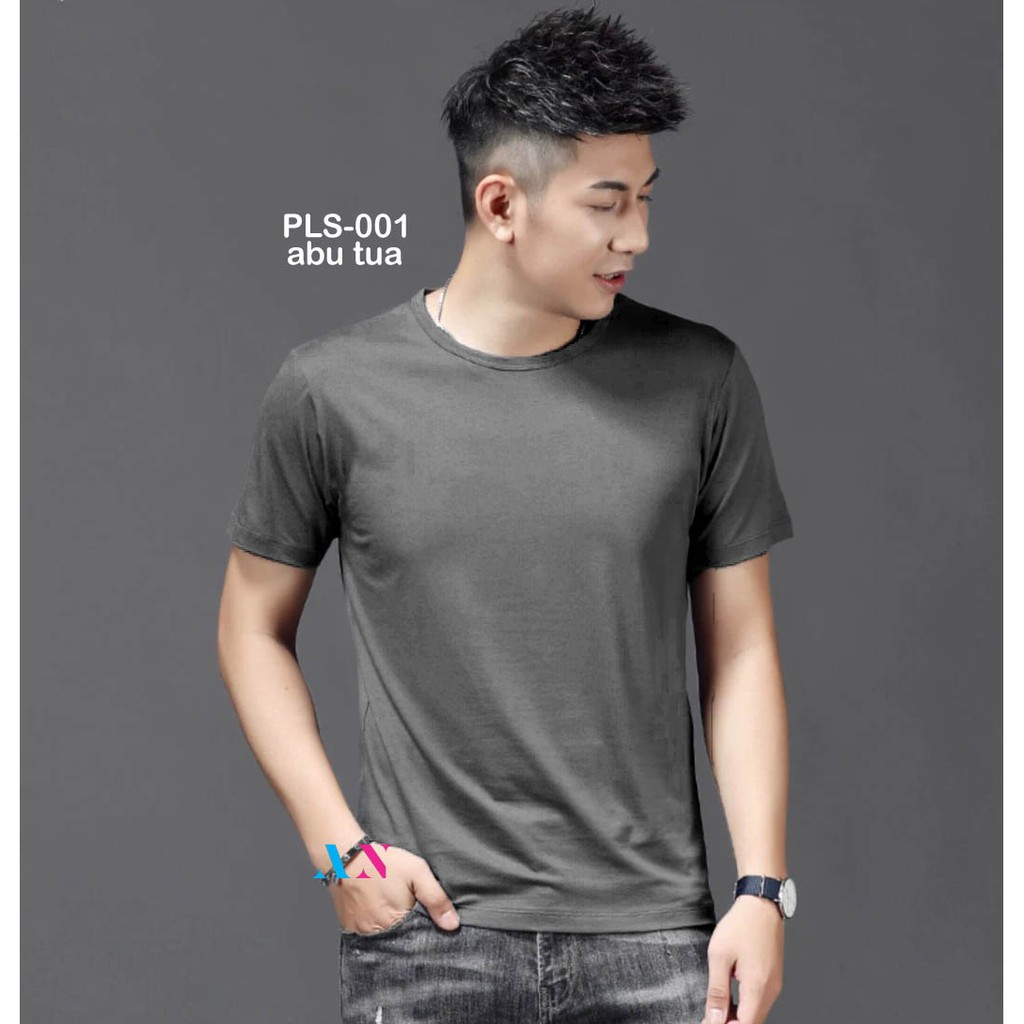 AA1 - Kaos Polos COTTON COMBED 30s Lengan Pendek