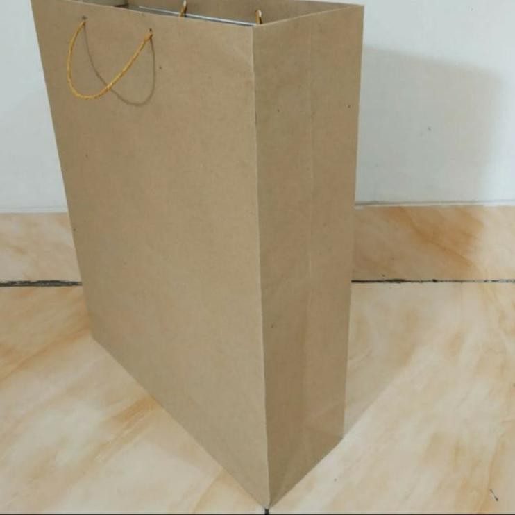 

Terjamin-751 paperbag polos ukuran 25x35x8 cm - paper bag - tas kertas - tas souvenir - tas belanj