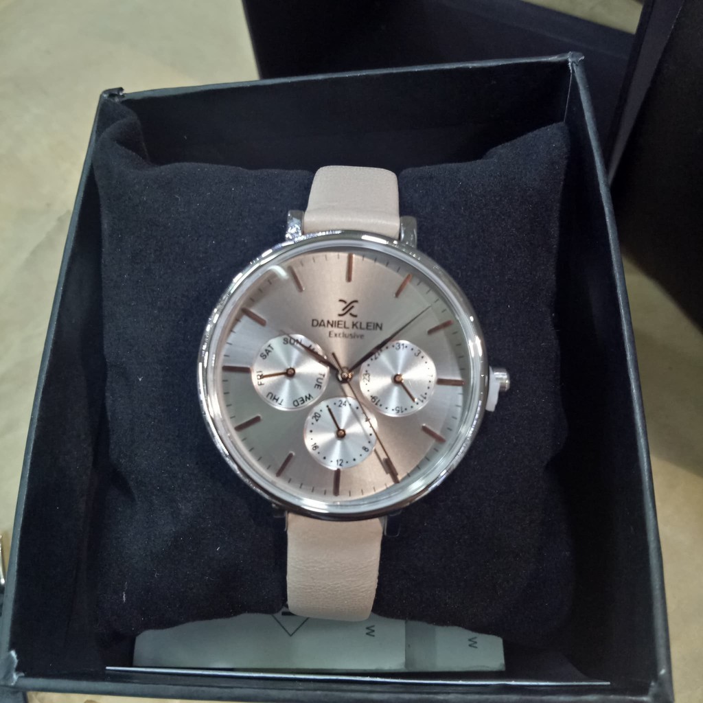 JAM TANGAN WANITA ORIGINAL DANIEL KLEIN 11896 CREAM