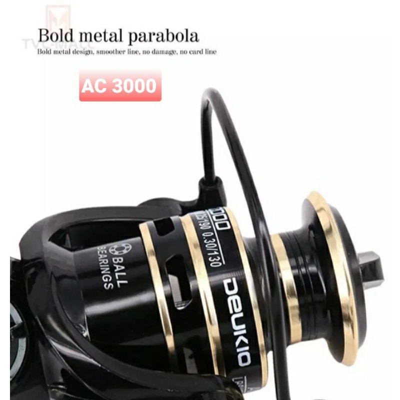 Reel spinning ac3000 DEUKIO 13+1BB ratio 5.2:1 full metal. (stock ready)