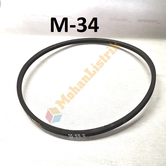 VBELT M34 VANBELT FANBELT BELT MESIN CUCI KARET PANBEL M-34