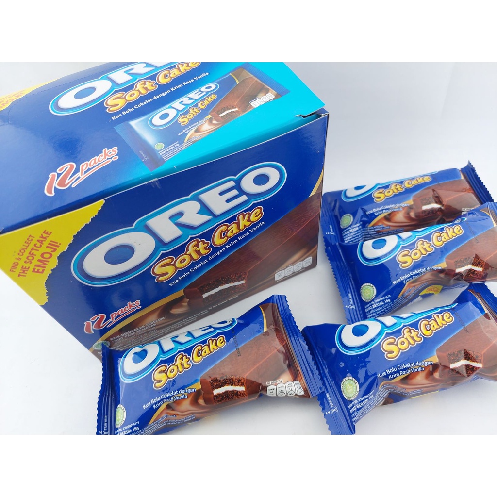 

Sekar_Shop07 Oreo Soft Cake Bolu 1 Box 12X16Gr / Oreo Bolu Coklat / Oreo / Oreo
