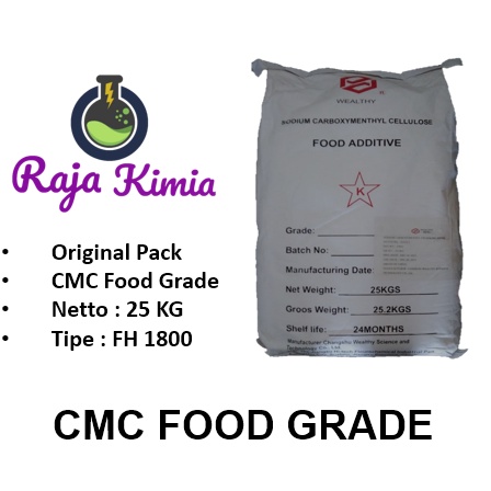 

CMC / Carboxy Methyl Cellulose / Pengental Makanan - 1 Zak (25 Kg)