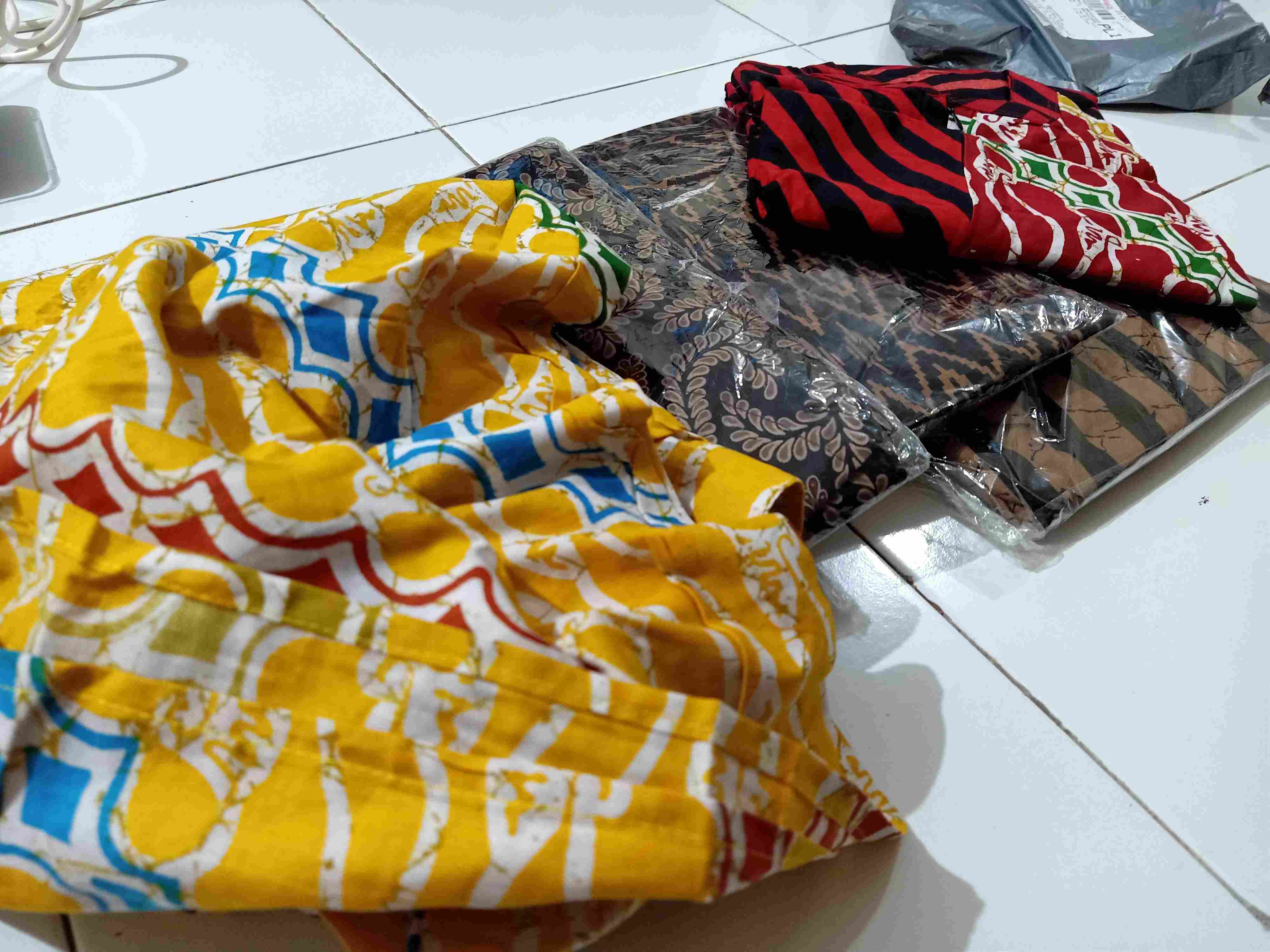 Juni Batik Gamis Batik Wanita Kombinasi Busui Resleting Depan All Size - Ada Saku