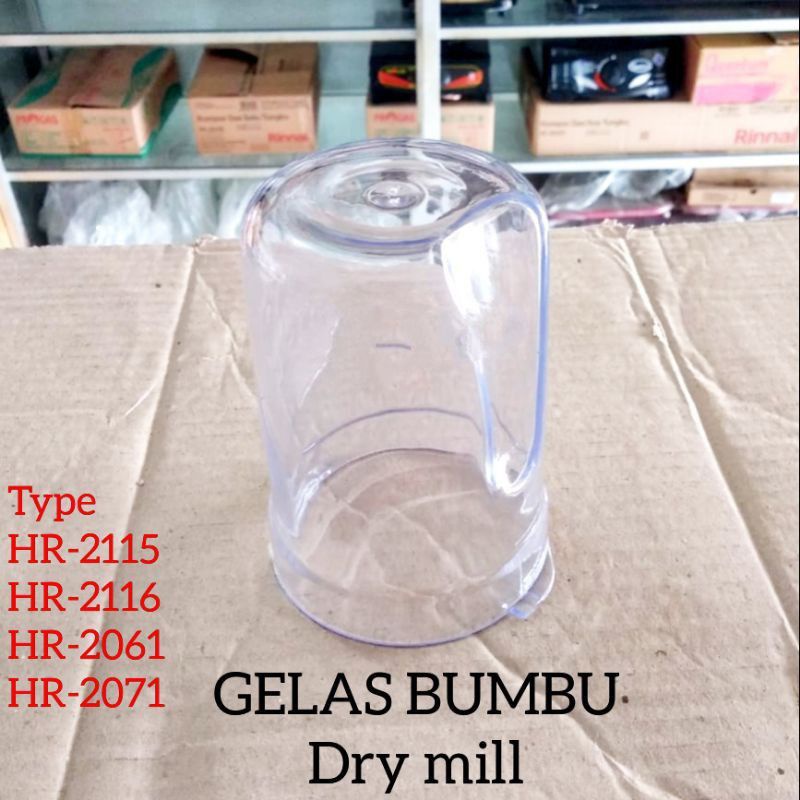 Gelas Mill, 2061 , 2071 2116 , 2115  , Gelas Blender, Gelas Bumbu  PHILIPS