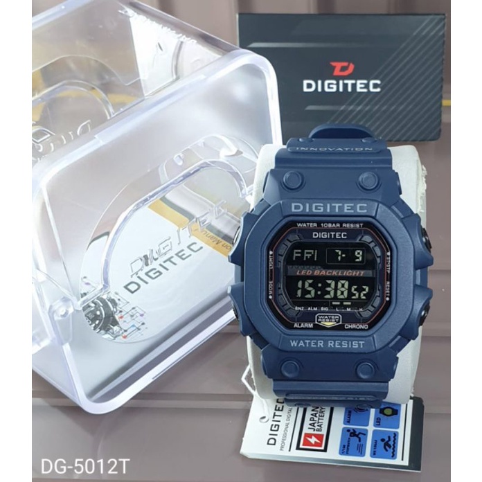 Jam Tangan Pria Digital Digitec Original DG-5012T Tahan Air Gratis Ongkir COD