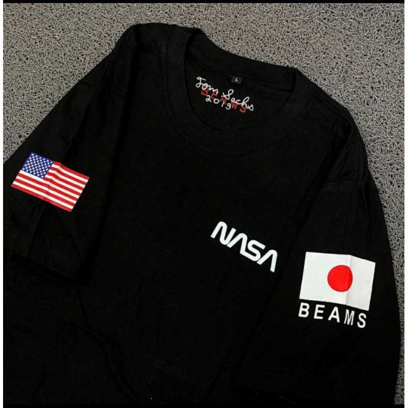 KAOS BAJU DISTRO PRIA WANITA H&M X NASA AMERIKA JEPANG COMBED