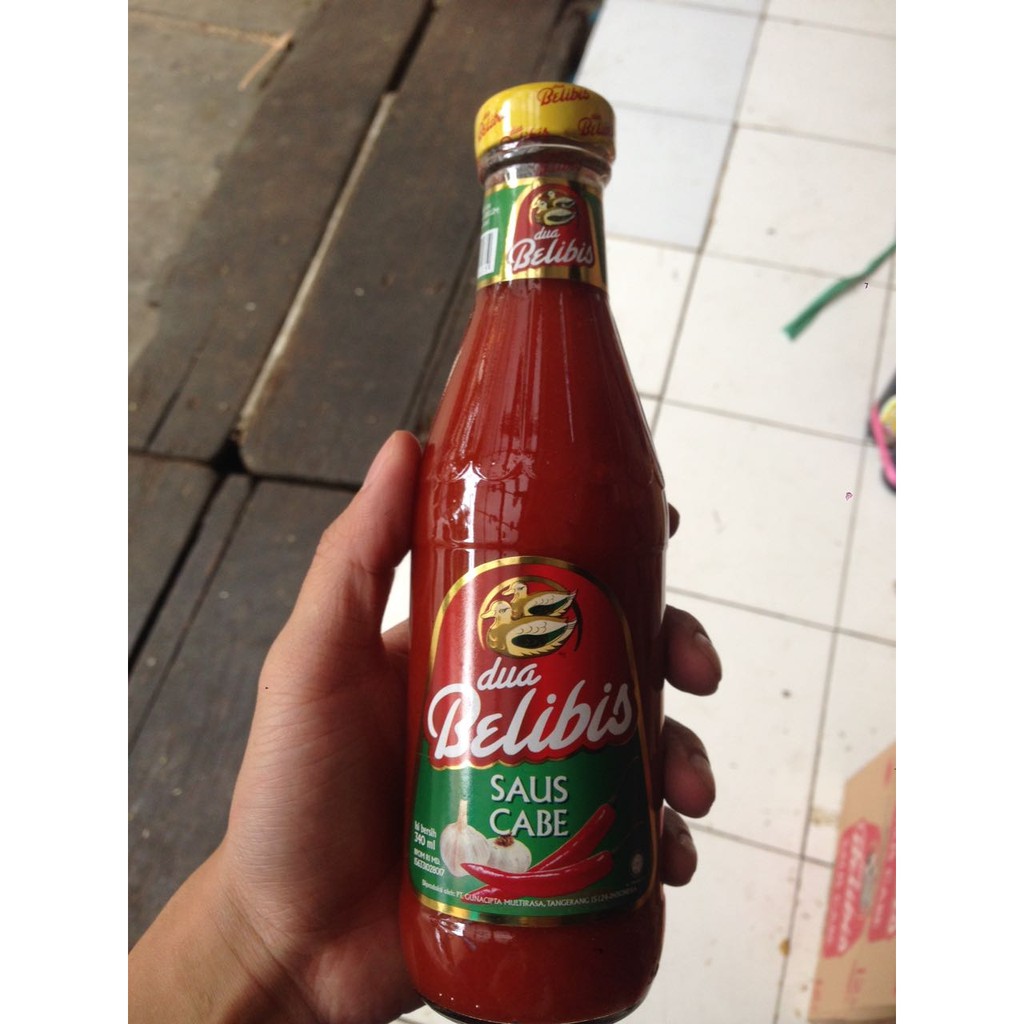 

Saus Cabe Sambal Cap Dua Belibis Botol Beling 340 ml Saos Sambel Chilli Sauce