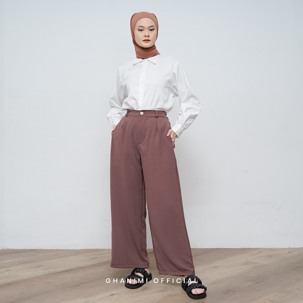 Ghanimi - Arula Pants / Celana Kulot Highwaist