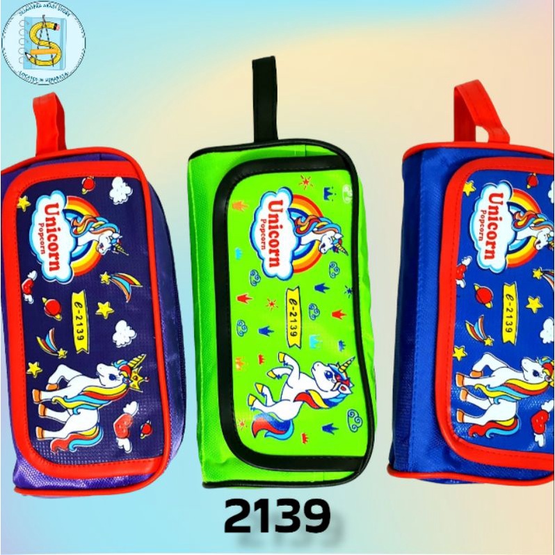 

PENCIL CASE / TENPAT PENSIL / KOTAK PENSIL / DOMPET PENSIL / TEPAK PENSIL KAIN FANCY ERICA E-2139 (pcs)