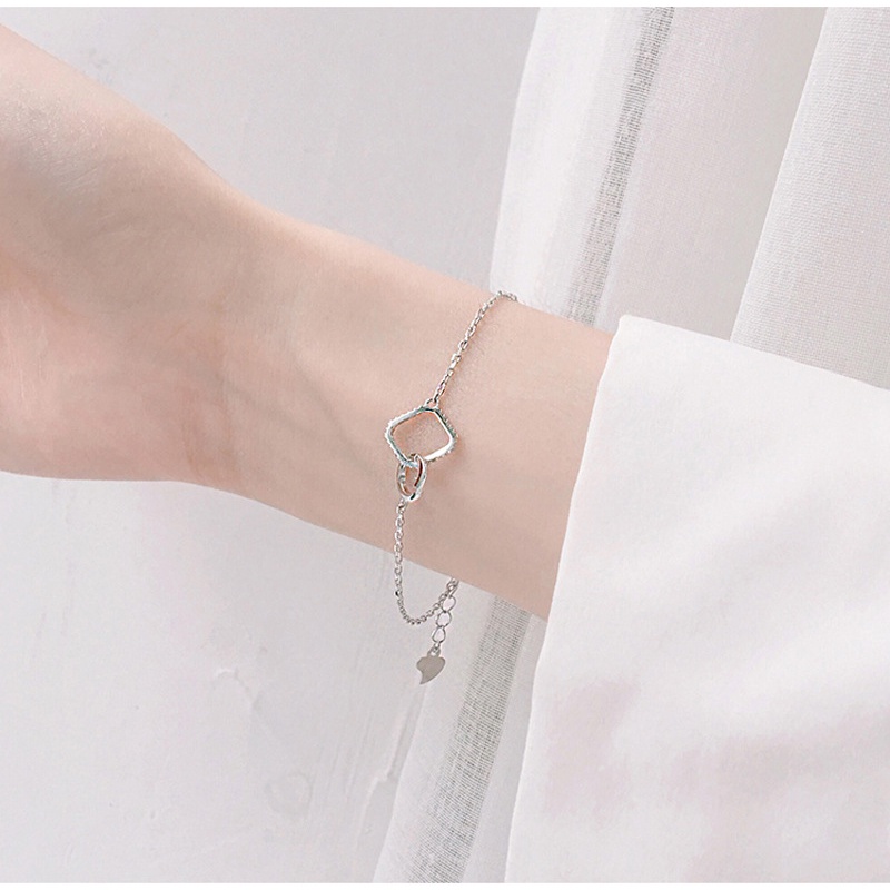 Gelang GL27 Tembaga Lapis S925 Premium Fashion Wanita Gelang Unik Lucu Keren Bagus Banget /Deluna/ BS