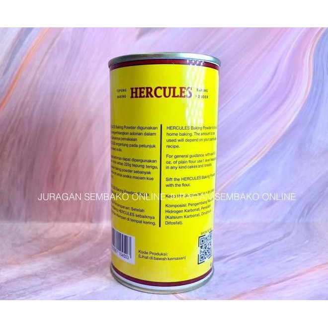 

Hercules Baking Powder 450Gr Tepung Pengembang Kue Double Acting