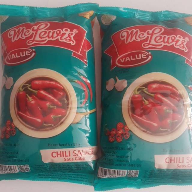 

Mclewis chili sauce 1kg
