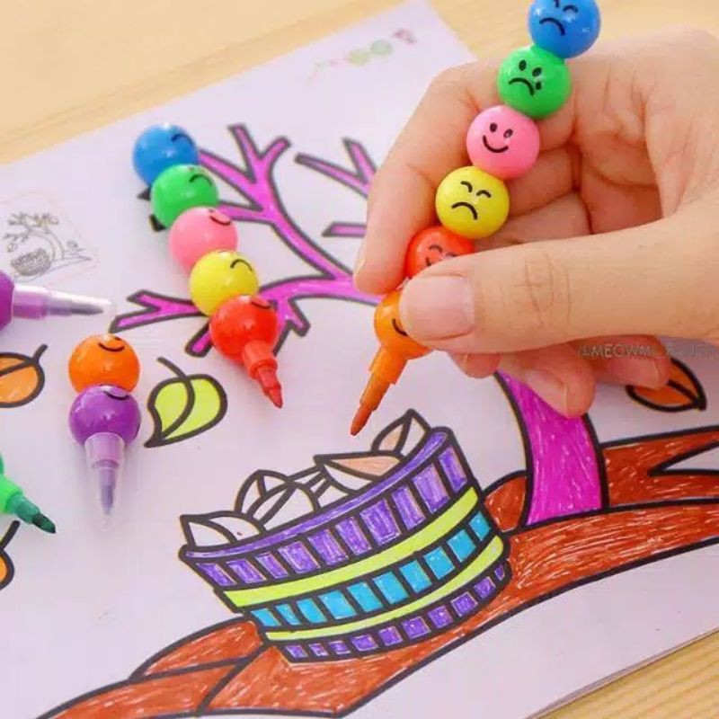 

pensil warna lucu