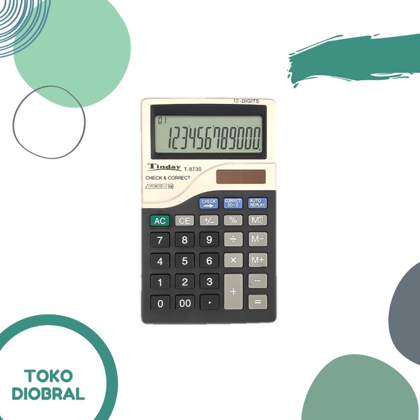 

Kalkulator Pocket 12 Digits Check Correct