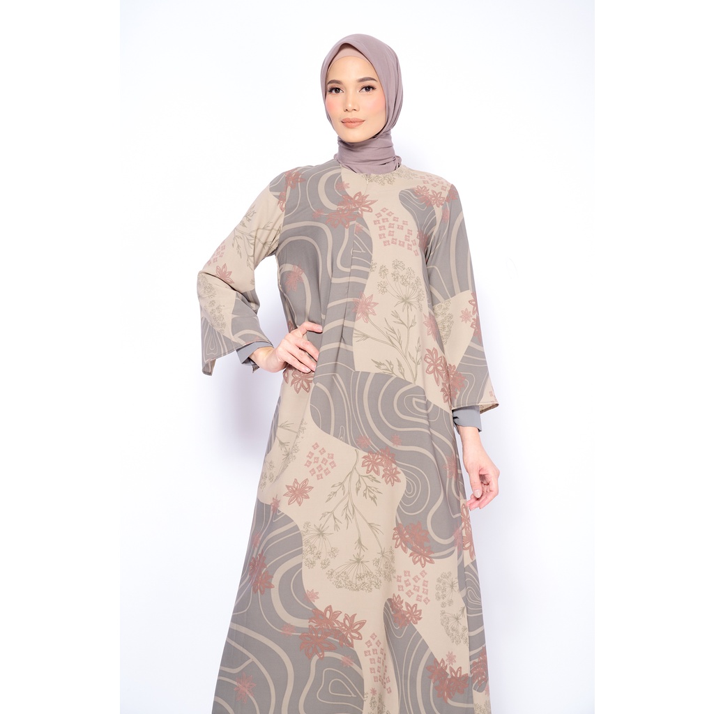 ZM Zaskia Mecca - Luny Cream Gamis - Jelita Indonesia - Edisi Maluku-Size XL