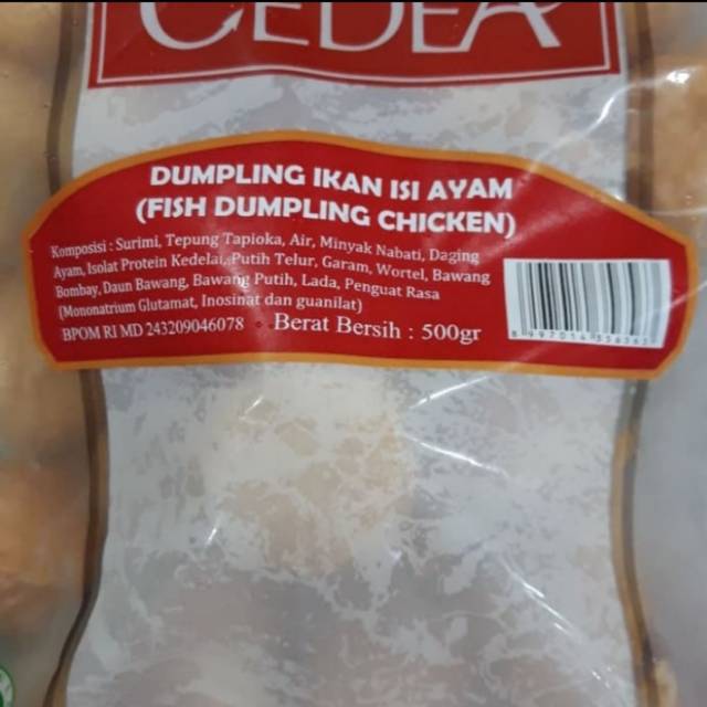 

Cedea Fish Dumpling Chicken