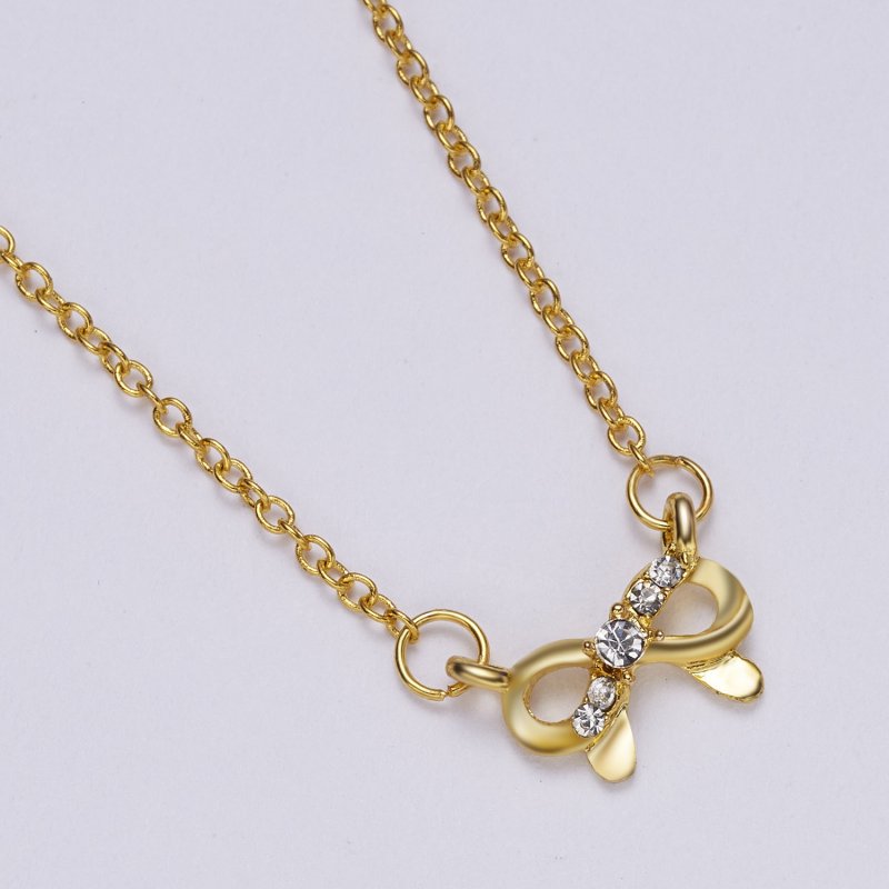 Kalung Rantai Dengan Liontin Bentuk Hati Dan Hewan Untuk Wanita