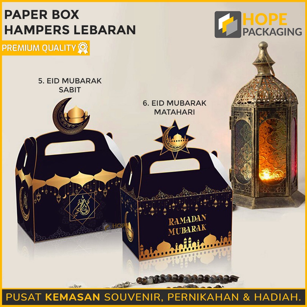 Paper Box Packaging Kotak Kue Lebaran muat 2 toples kotak 250gram Hampers Lebaran / Dus Kue Parcel Lebaran