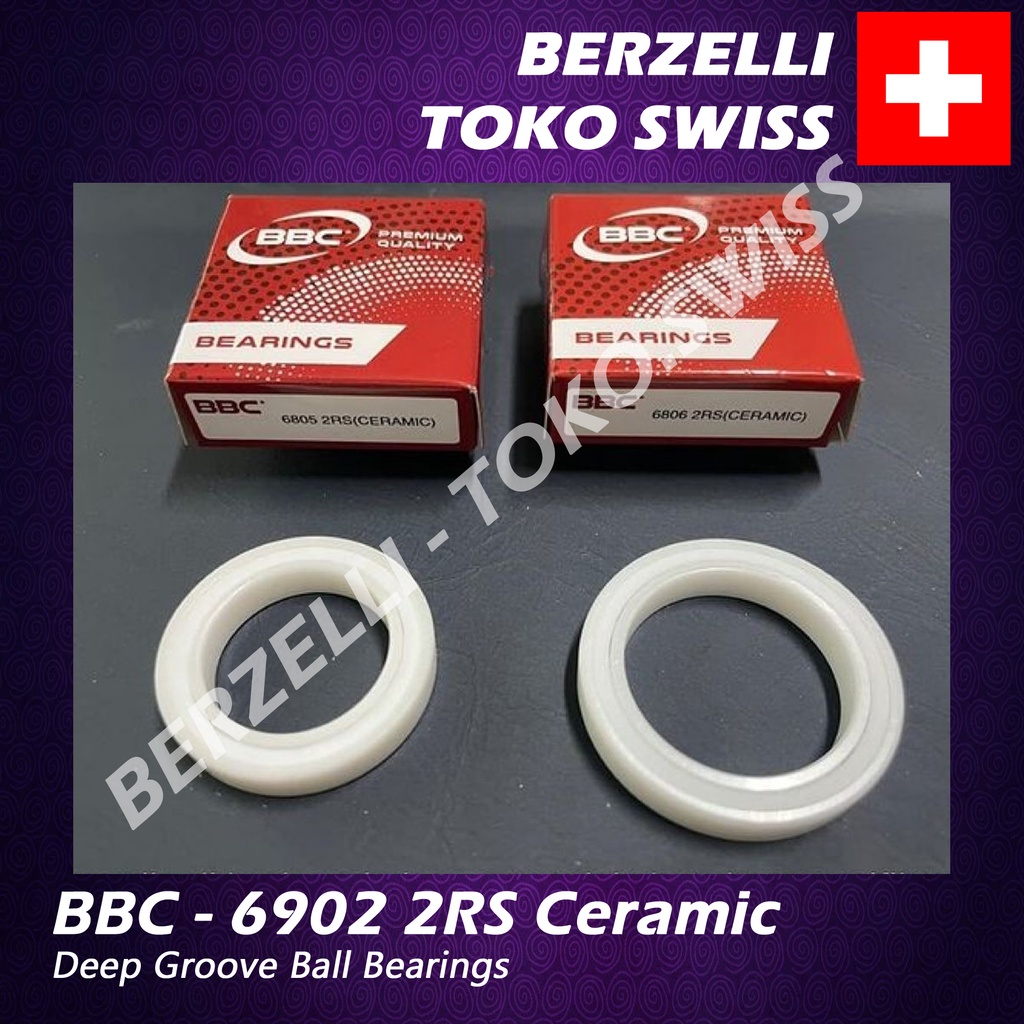 BBC 6902 2RS Deep Groove Ball Bearings Ceramic