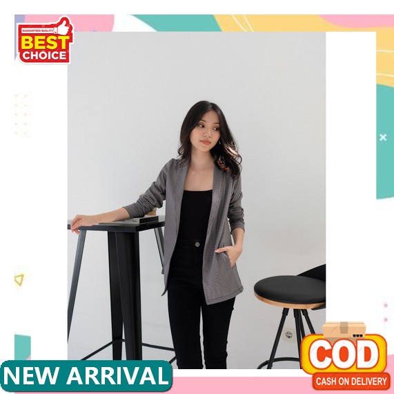 Arensclo – Blazer Corduroy | Blazer Wanita Korea | Blazer Casual Corduroy | Xixi Corduroy Blazer O-0