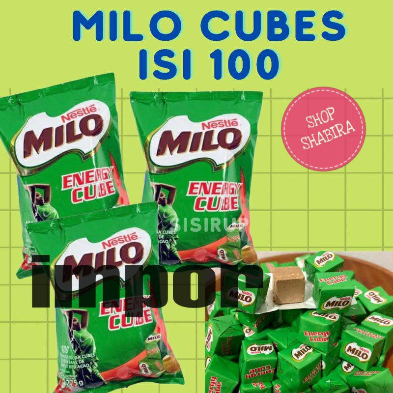 

permen milo cube energi impor