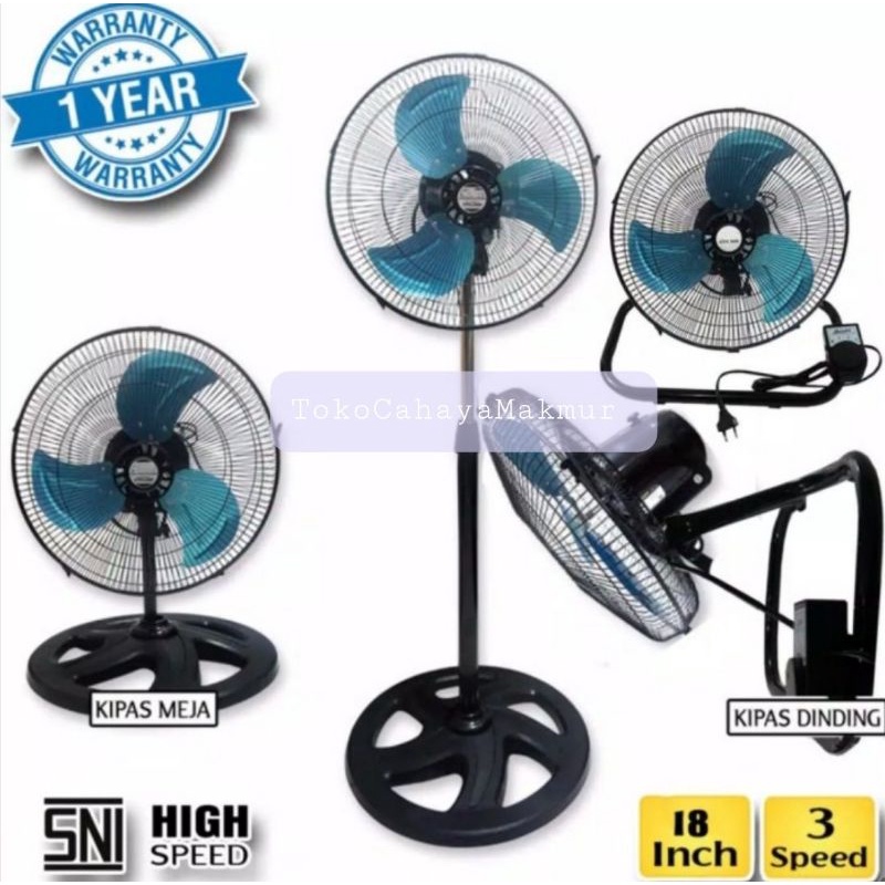 Kipas Angin City Fan 3in1 18Inch 118SDW Arashi / Kipas Angin 3 Fungsi