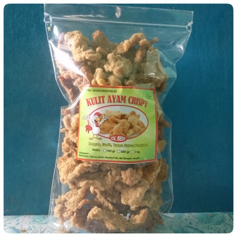 

Sekar_Shop07 Kulit Ayam Crispy 250Gr Enak Dan Gurih