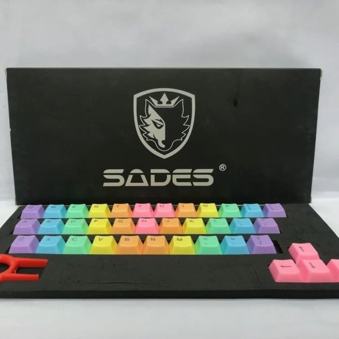 KEYBOARD SADES RAINBOW KEYCAPS MECHANICAL