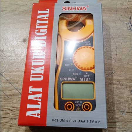 TANG AMPERE SINHWA/ Digital Clamp Meter MT87 / Tang Ampere Multimeter MT-87/ Kabel Tester Ukur