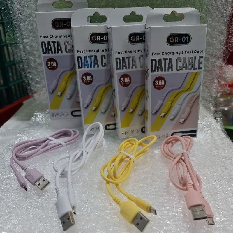 Kabel data macaron type B micro USB