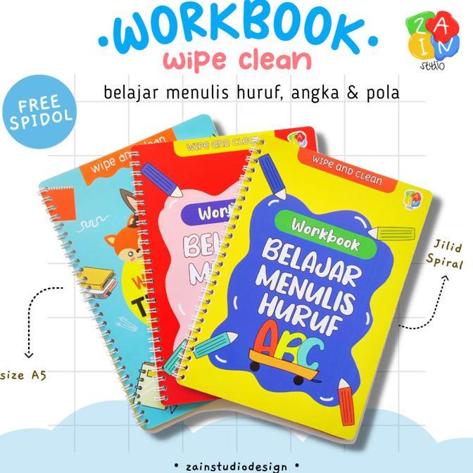 

[BISA COD] WORKBOOK WIPE AND CLEAN TRACING - BOOK ACTIVITY