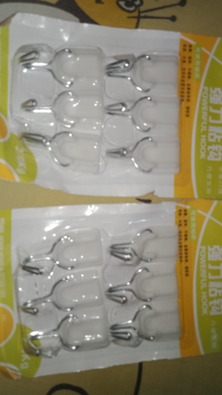 Gantungan Hook Barang Tempel Di Dinding Multifungsi 1 Set Isi 3 Awan01