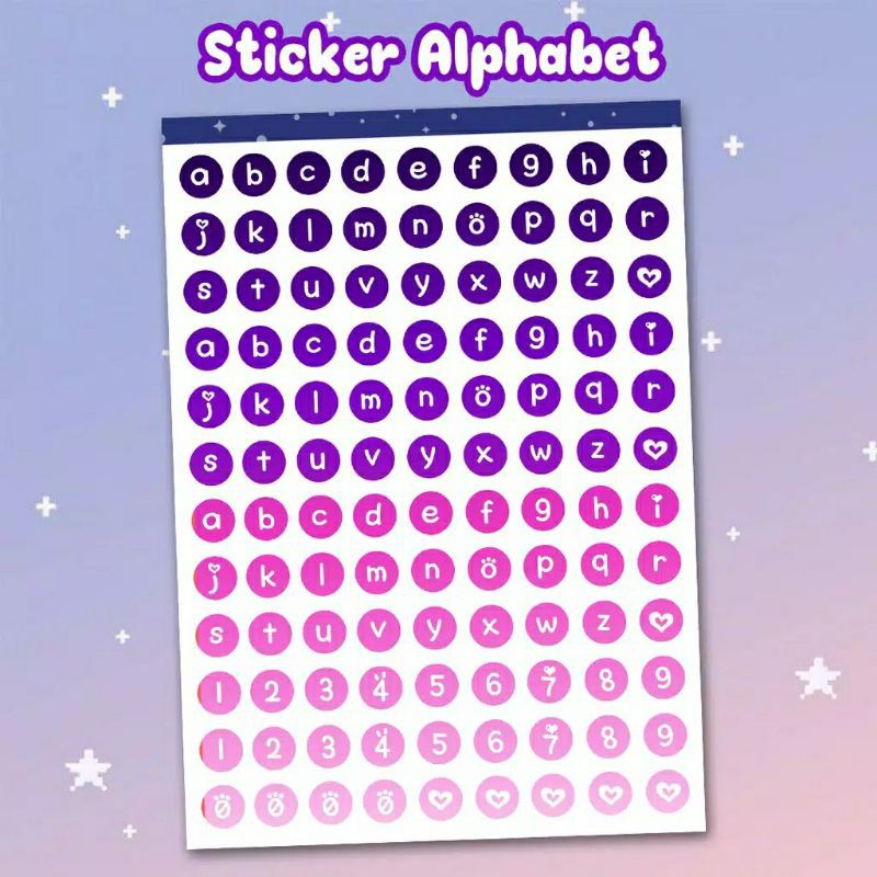 STICKER DECO ALPHABET