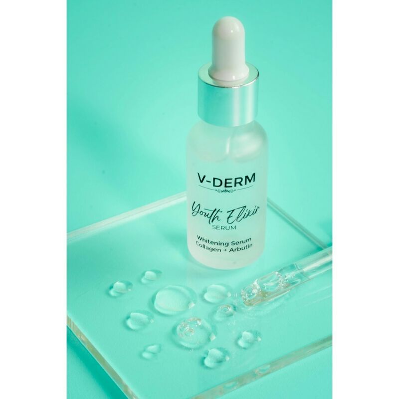 V-DERM WHITENING SERUM WITH COLLAGEN + ARBUTIN