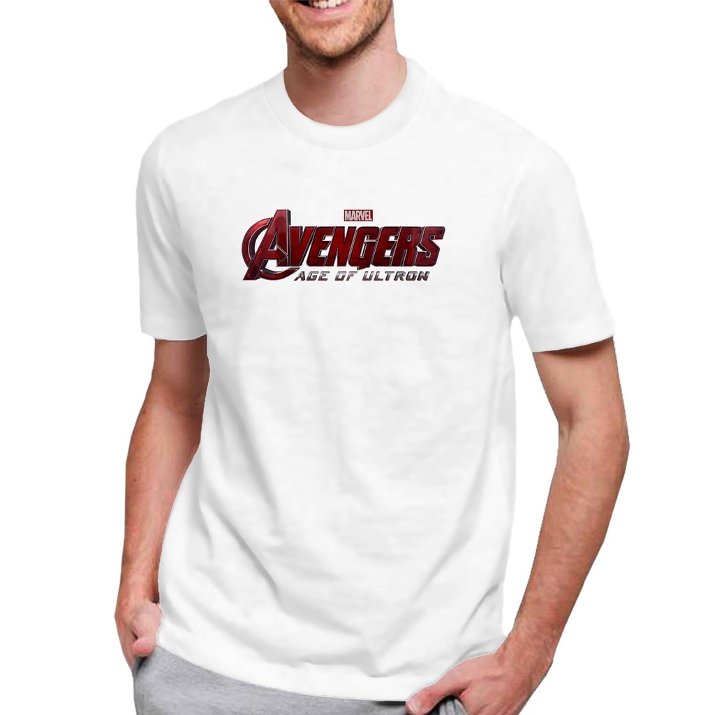 Baju Kaos Pria T-Shirt AVENGERS Baju Kaos Pria / Wanita Bahan Catton 100%