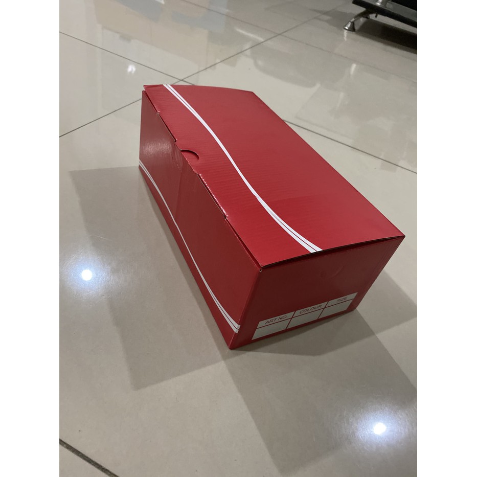  Kardus  Box sepatu  sandal 28x14x10 cm duplex Shopee 