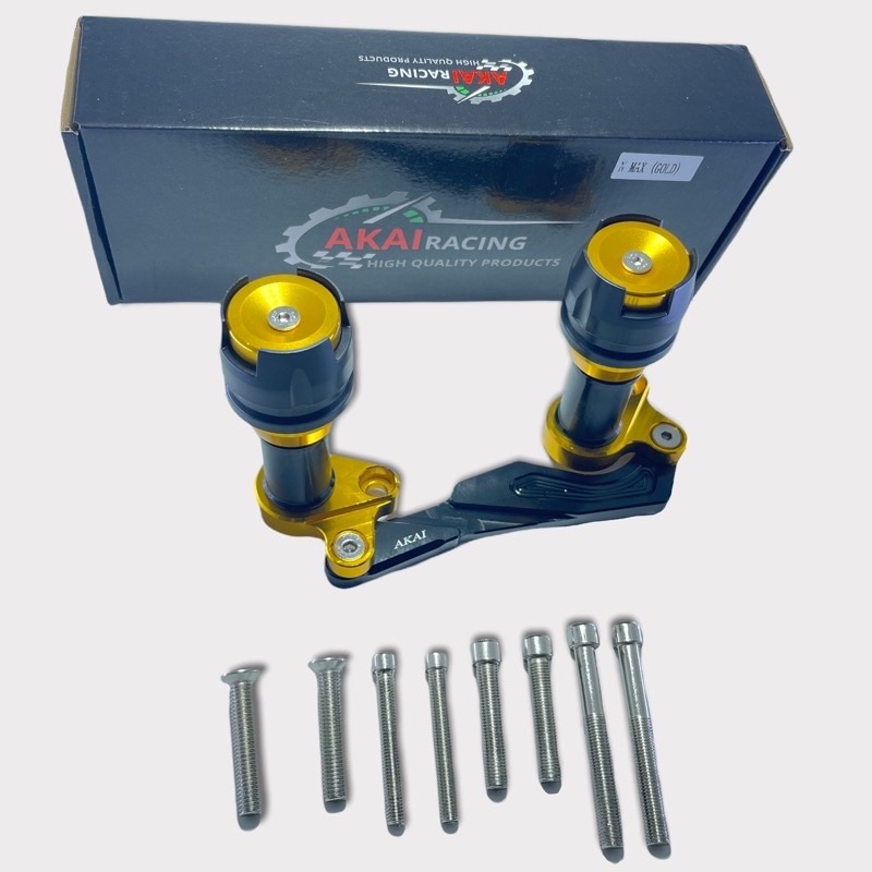 Jalu Pelindung Knalpot Motor Nmax Aerox Lexi Pcx Bahan Full Cnc Warna Merah Gold Silver Biru Hitam